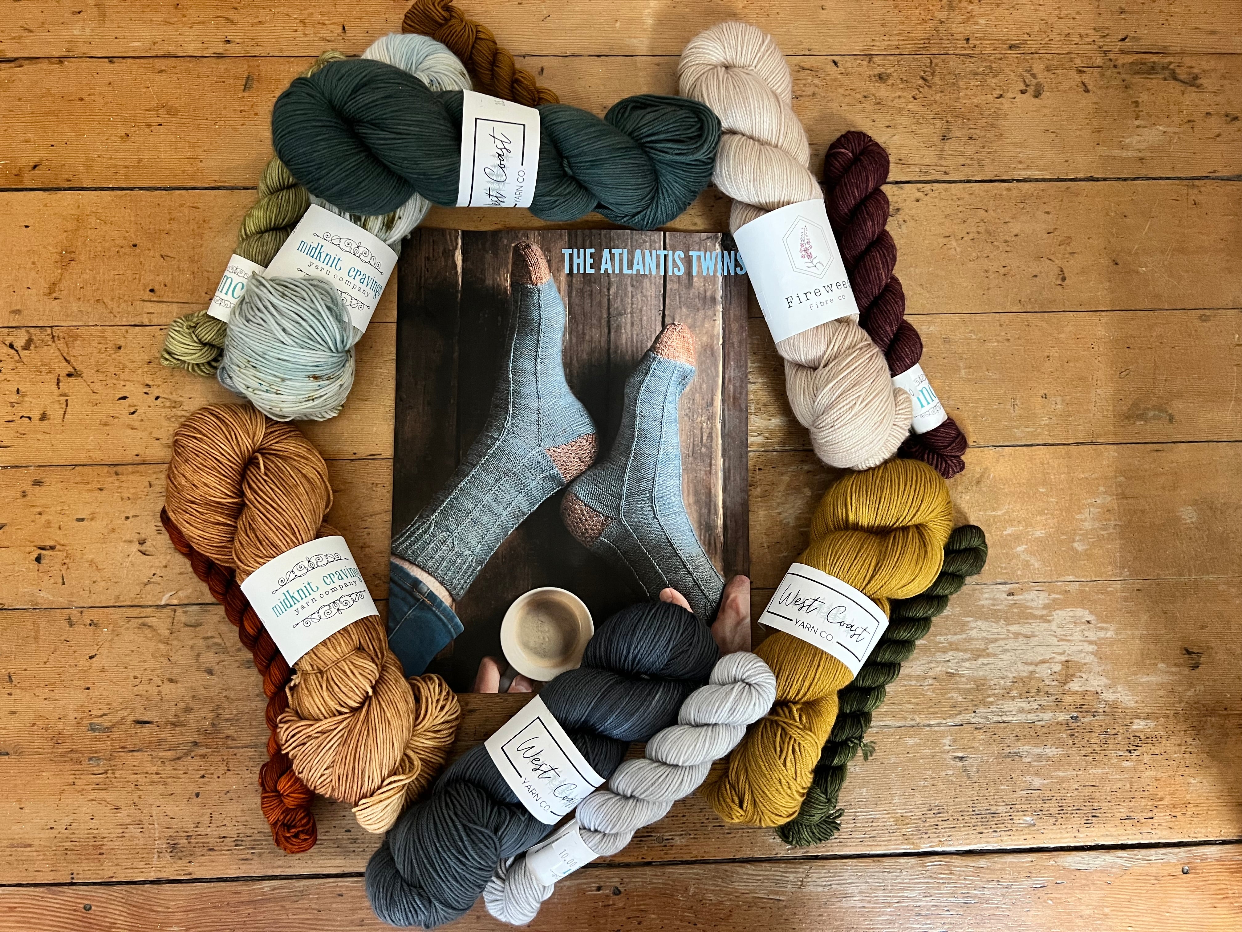 The Atlantis Twins Sock Kit